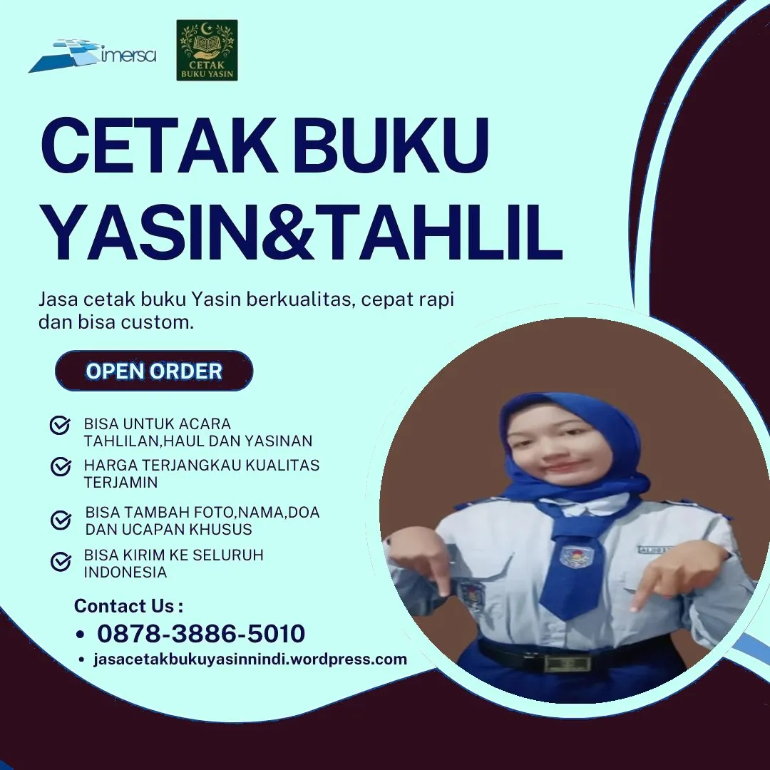 0878-3886-5010 (WA) Jual Buku Yasin Salatiga, Cetak Yasin Pontianak, Buku Yasin Wates, Cetak Buku Yasin Cibubur, Harga Buku Yasin Untuk 40 Hari di Palembang, Percetakan Buku Yasin Murah di Malang, Cetak Buku Yasin Murah di Jakarta Timur, Cetak Undangan dan Buku Yasin, Yasin Murah Sidoarjo, Cetak Yasin Depok