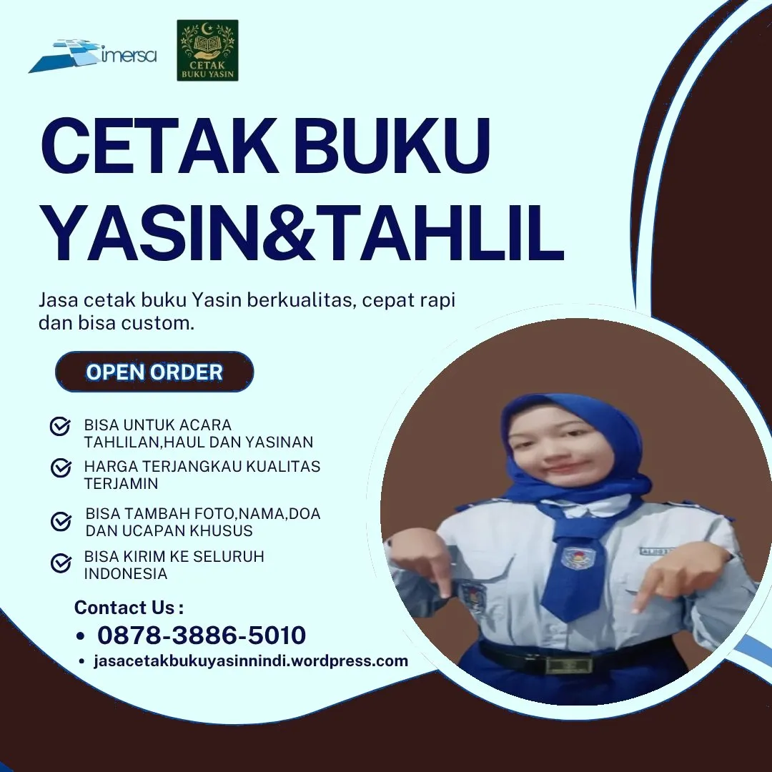 0878-3886-5010 (WA) Grosir Buku Yasin di Jakarta, Cetak Yasin Sendiri, Yasin Soft Cover Murah, Percetakan Buku Yasin di Blitar, Harga Buku Yasin Untuk 40 Hari Surabaya, Percetakan Buku Yasin Murah Cikarang, Harga Buku Yasin 40 Hari, Tempah Yasin Murah, Cetak Yasin Batam, Percetakan Buku Yasin di Sidoarjo