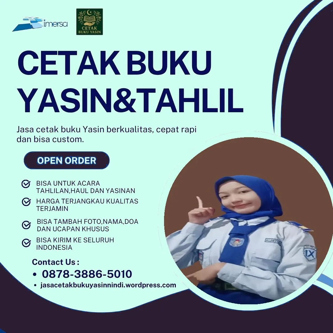 0878-3886-5010 (WA) Cetak Buku Yasin di Senen, Cetak Yasin Lampung, Alamat Percetakan Buku Yasin di Jogja, Percetakan Buku Yasin di Purwokerto, Cetak Yasin Bandar Lampung, Buku Yasin Biasa, Buku Yasin Blitar Murah, Cetak Yasin Medan, Buku Yasin Cetak, Percetakan Yasin Murah Cirebon