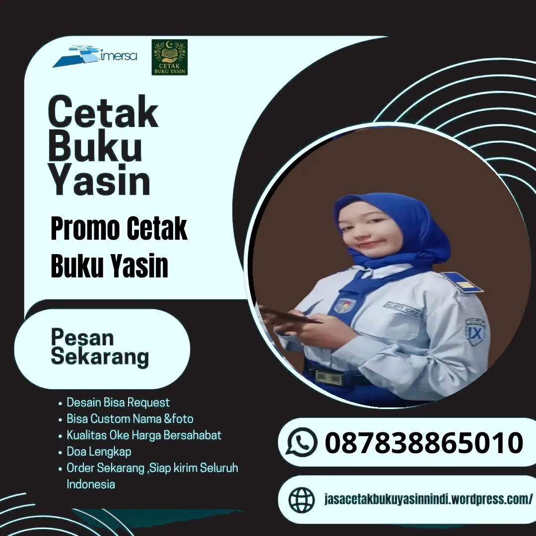 Buku Yasin Motif Bunga