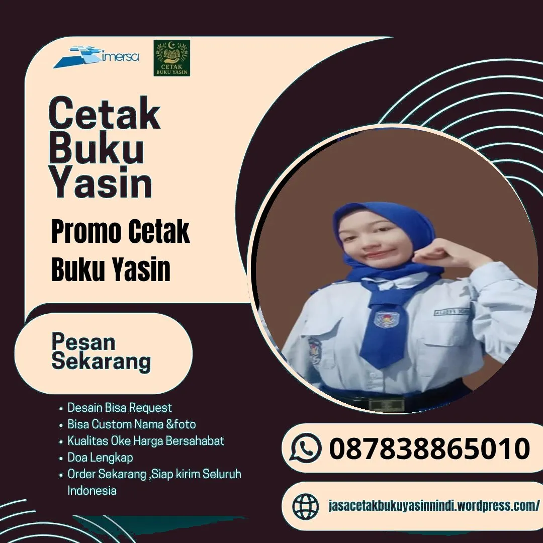0878-3886-5010 (WA) Cetak Buku Yasin Sragen, Cetak Buku Yasin Murah di Jakarta Timur, Cetak Buku Yasin Tahlil, Pesan Buku Yasin Cirebon, Percetakan Buku Yasin Sleman, Tempah Yasin Murah, Jual Buku Yasin Wonogiri, Cetak Buku Yasin Kalibaru, Cetak Yasin Murah Pemalang, Pesan Buku Yasin di Salatiga