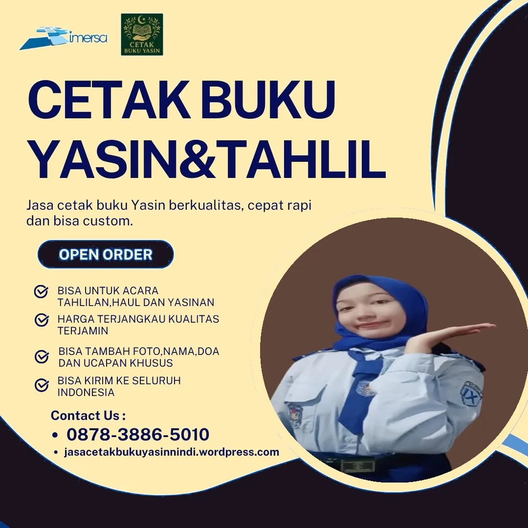 0878-3886-5010 (WA) Buku Yasin Warna Biru, Percetakan Yasin Murah di Palembang, Yasin Murah Shah Alam, Percetakan Yasin Murah Sidoarjo, Cetak Yasin Tokopedia, Jual Buku Yasin Wonogiri, Pesan Yasin Ziarah Kubur, Bikin Buku Yasin Palembang, Cetak Buku Yasin di Senen, Bikin Buku Yasin Sendiri