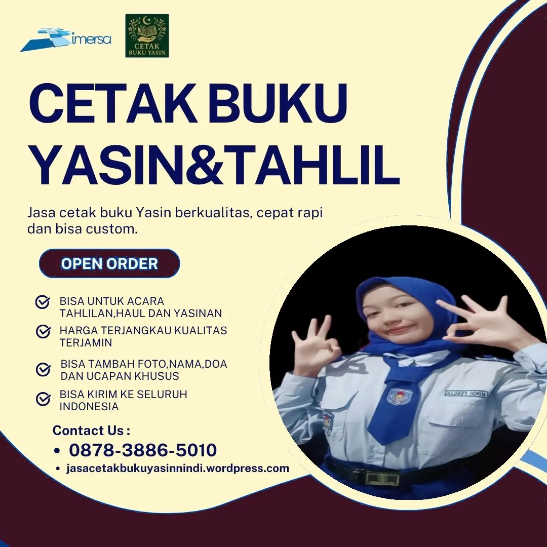 0878-3886-5010 (WA) Bikin Yasin Cibinong, Cetak Yasin Kecil, Cetak Buku Yasin Terdekat, Percetakan Buku Yasin Murah di Bandung, Cetak Buku Yasin Pontianak, Percetakan Buku Yasin Undangan Kota Bogor Jawa Barat, Percetakan Buku Yasin Grosir, Jual Buku Yasin Wonogiri, Cetak Yasin di Garut, Buku Yasin Blitar Murah