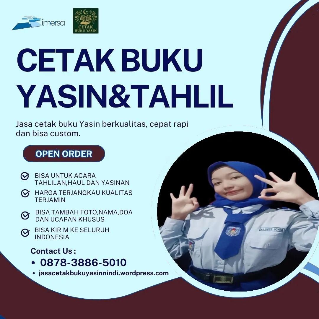 0878-3886-5010 (WA) Yasin Murah Ciputat, Jual Buku Yasin Warna, Harga Buku Yasin dan Tahlil di Semarang, Cetak Buku Yasin Cikarang, Cetak Yasin Semarang, Percetakan Yasin Online BSD Tangsel, Buku Yasin Biru, Percetakan Buku Yasin Cilacap, Percetakan Buku Yasin Fadhilah, Harga Cetak Buku Yasin Lengkap