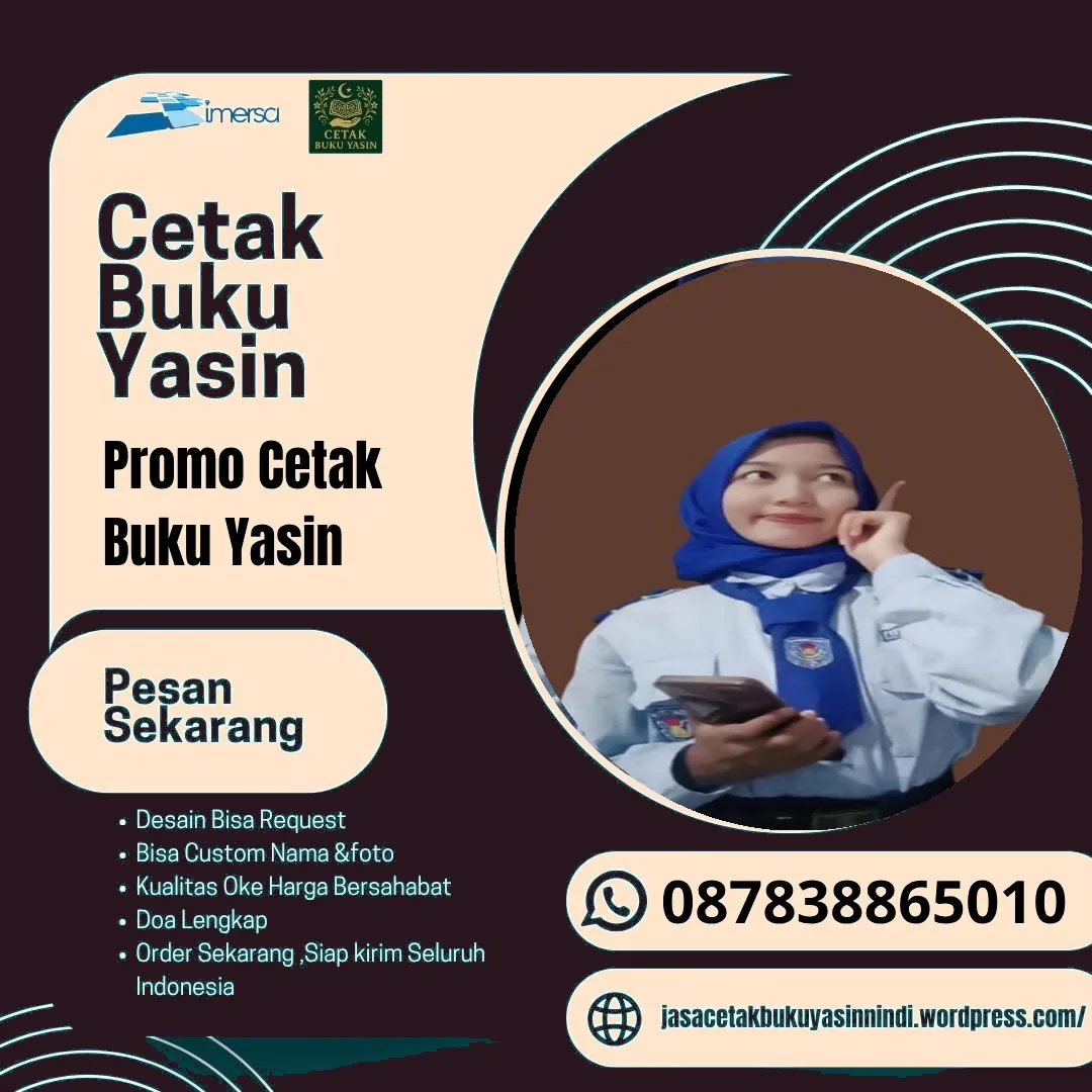 0878-3886-5010 (WA) Cetak Buku Yasin Yogyakarta, Buku Yasin Warna Biru, Jual Buku Yasin Kudus, Cetak Buku Yasin Kalibaru, Cetak Yasin Murah Jakarta Utara, Buku Yasin Sidoarjo, Percetakan Yasin Murah Cirebon, Cetak Buku Yasin Art Paper, Harga Buku Yasin dan Tahlil Surabaya, Cetak Yasin Banjarbaru