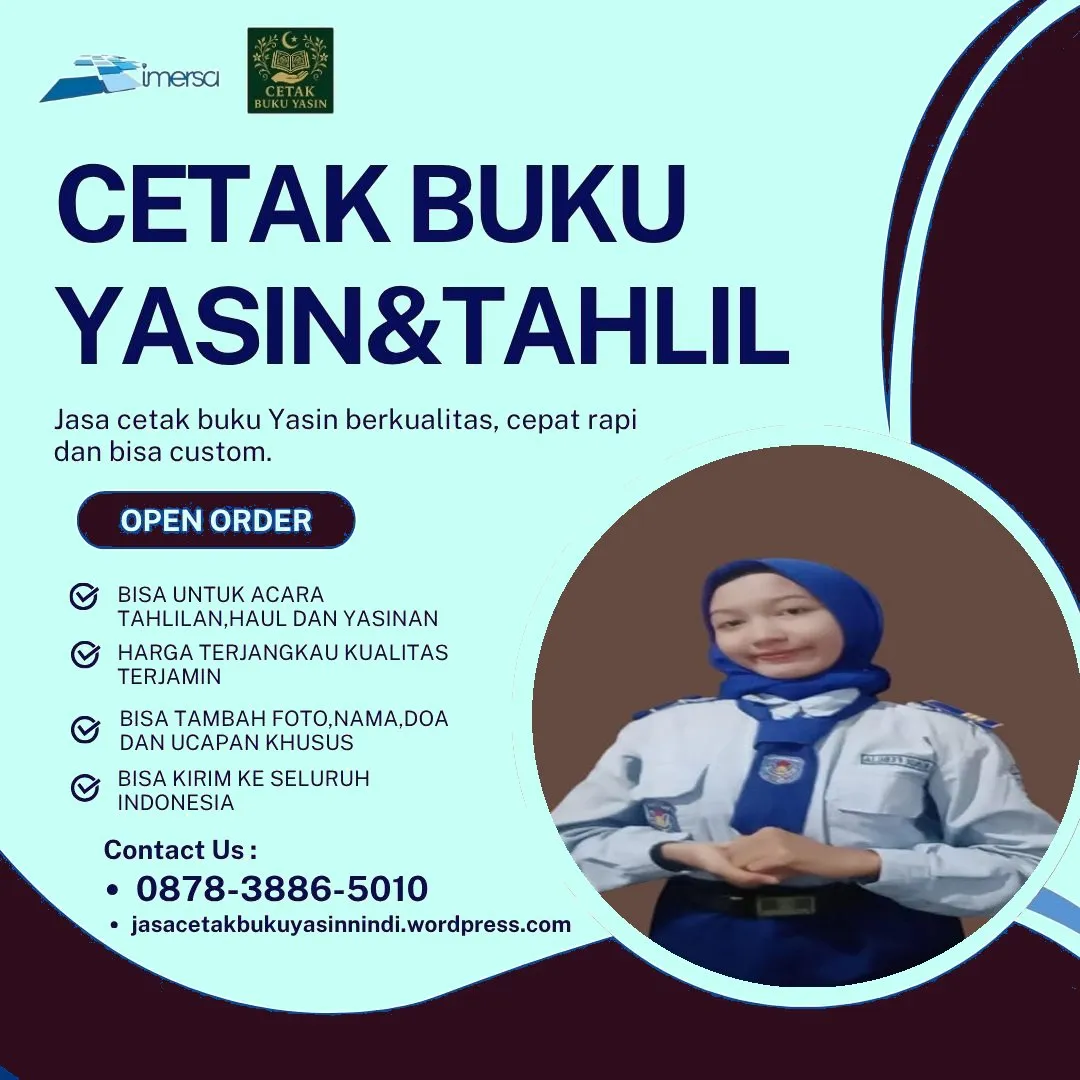 0878-3886-5010 (WA) Percetakan Yasin Jakarta Timur, Usaha Cetak Buku Yasin, Pesan Yasin Surabaya, Cetak Buku Yasin Sukabumi, Percetakan Yasin Murah, Cetak Yasin Murah Solo, Pesan Buku Yasin di Semarang, Cetak Yasin di Depok, Pesan Yasin Murah, Cetak Buku Yasin Banjarnegara