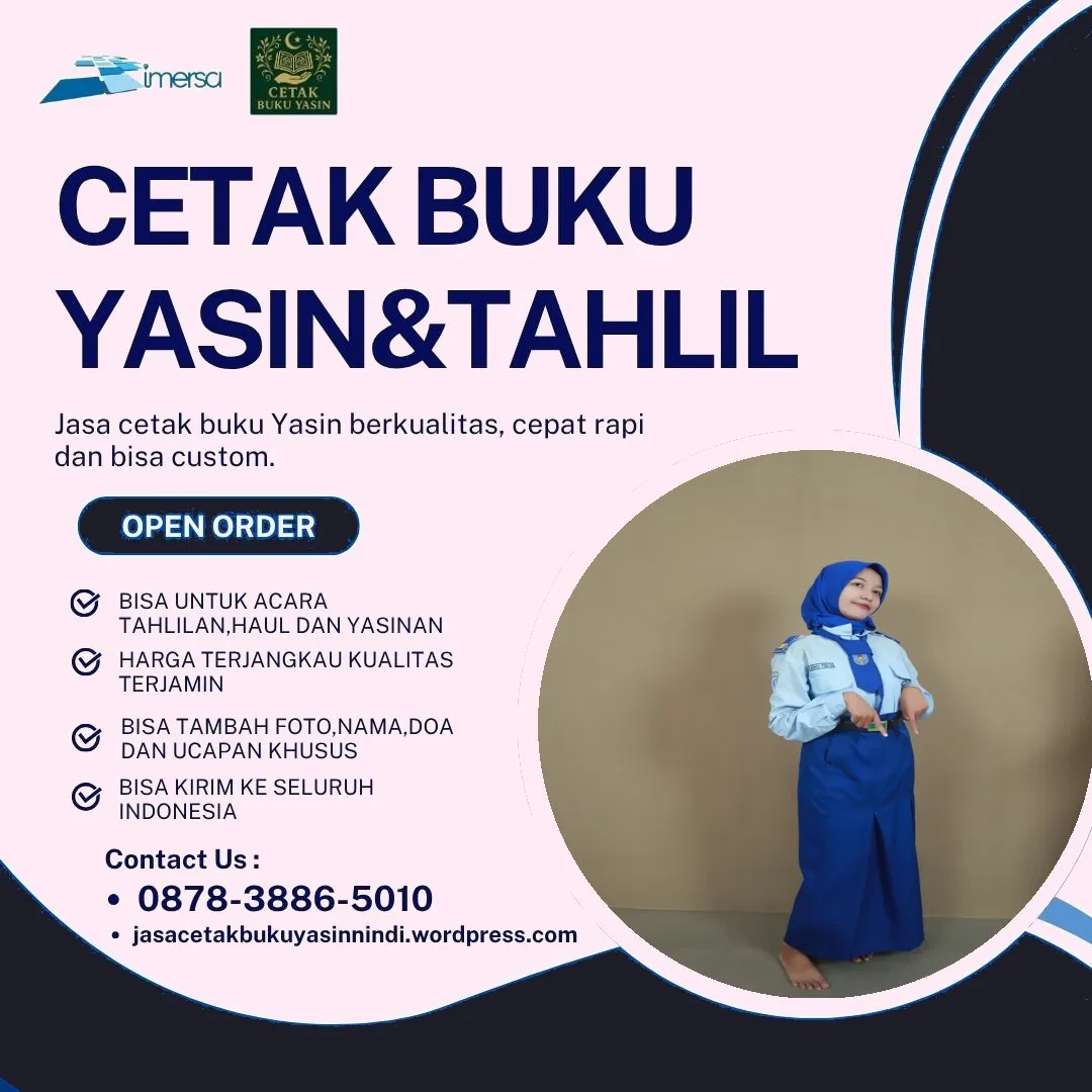 0878-3886-5010 (WA) Percetakan Yasin Online BSD Tangsel, Cetak Yasin Cibinong, Percetakan Buku Yasin Grosir, Bikin Yasin Cibinong, Alamat Percetakan Buku Yasin di Jogja, Cetak Yasin di Kudus, Cetak Yasin Murah di Bogor, Percetakan Yasin Jakarta, Cetak Yasin Online, Cetak Yasin Tokopedia