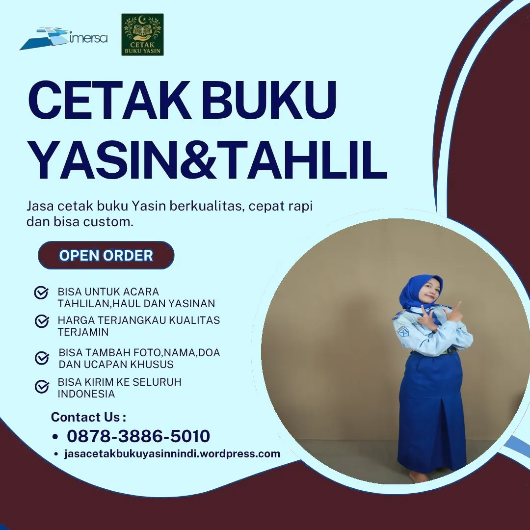 0878-3886-5010 (WA) Cetak Buku Yasin Surabaya Kota Sby Jawa Timur, Percetakan Buku Yasin Purwokerto, Harga Buku Yasin Untuk 40 Hari di Cirebon, Percetakan Buku Yasin di Purwokerto, Buku Yasin Sampul Beludru, Cetak Yasin Murah Jakarta Timur, Percetakan Yasin Arab, Cetak Buku Yasin di Solo, Percetakan Buku Yasin di Cirebon, Percetakan Yasin Murah di Bogor