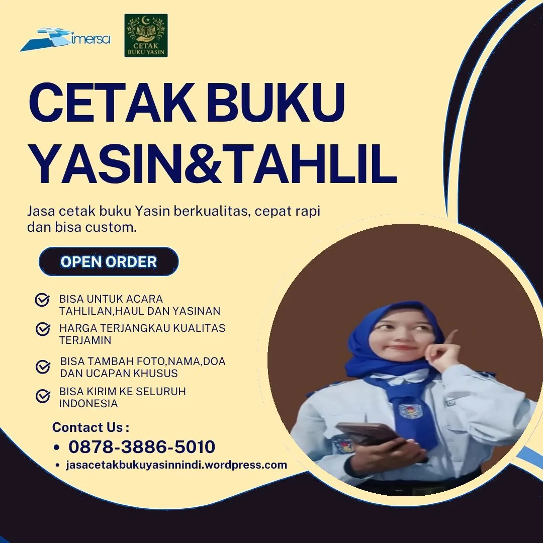 0878-3886-5010 (WA) Buku Yasin Solo, Bikin Buku Yasin Palembang, Percetakan Yasin Murah Surabaya, Harga Bikin Surat Yasin, Harga Buku Yasin dan Tahlil di Semarang, Buku Yasin Untuk 40 Hari, Yasin Murah Surabaya, Cetak Yasin Sendiri, Buku Yasin Kekinian, Buku Yasin Custom