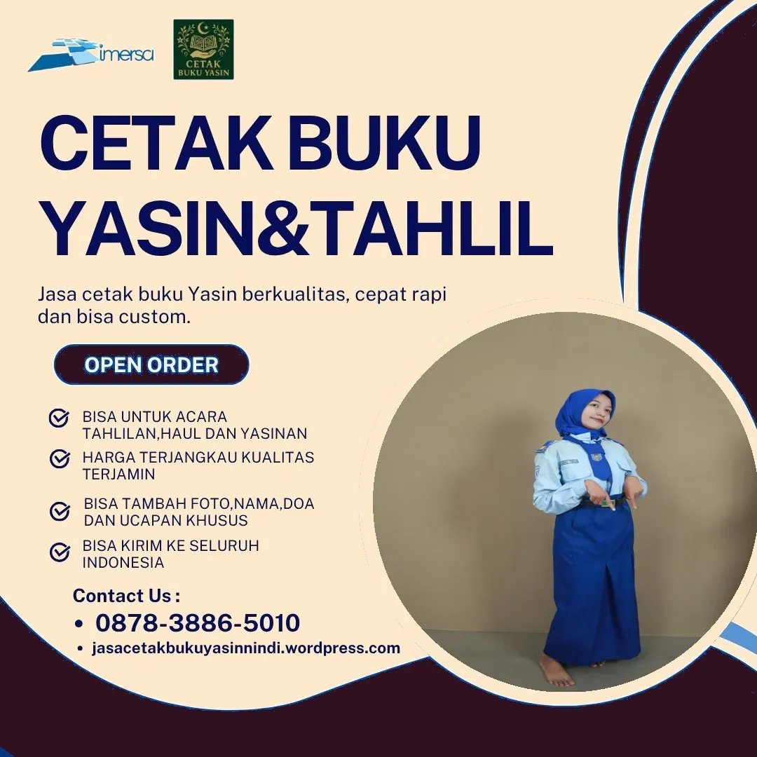 0878-3886-5010 (WA) Percetakan Buku Yasin Batik, Buku Yasin Bagus, Bikin Surat Yasin Bandung, Cetak Yasin di Depok, Buku Yasin Biru, Cetak Buku Yasin Banjarnegara, Yasin Bludru, Cetak Yasin di Kudus, Cetak Buku Yasin di Surabaya, Cetak Yasin Bandar Lampung