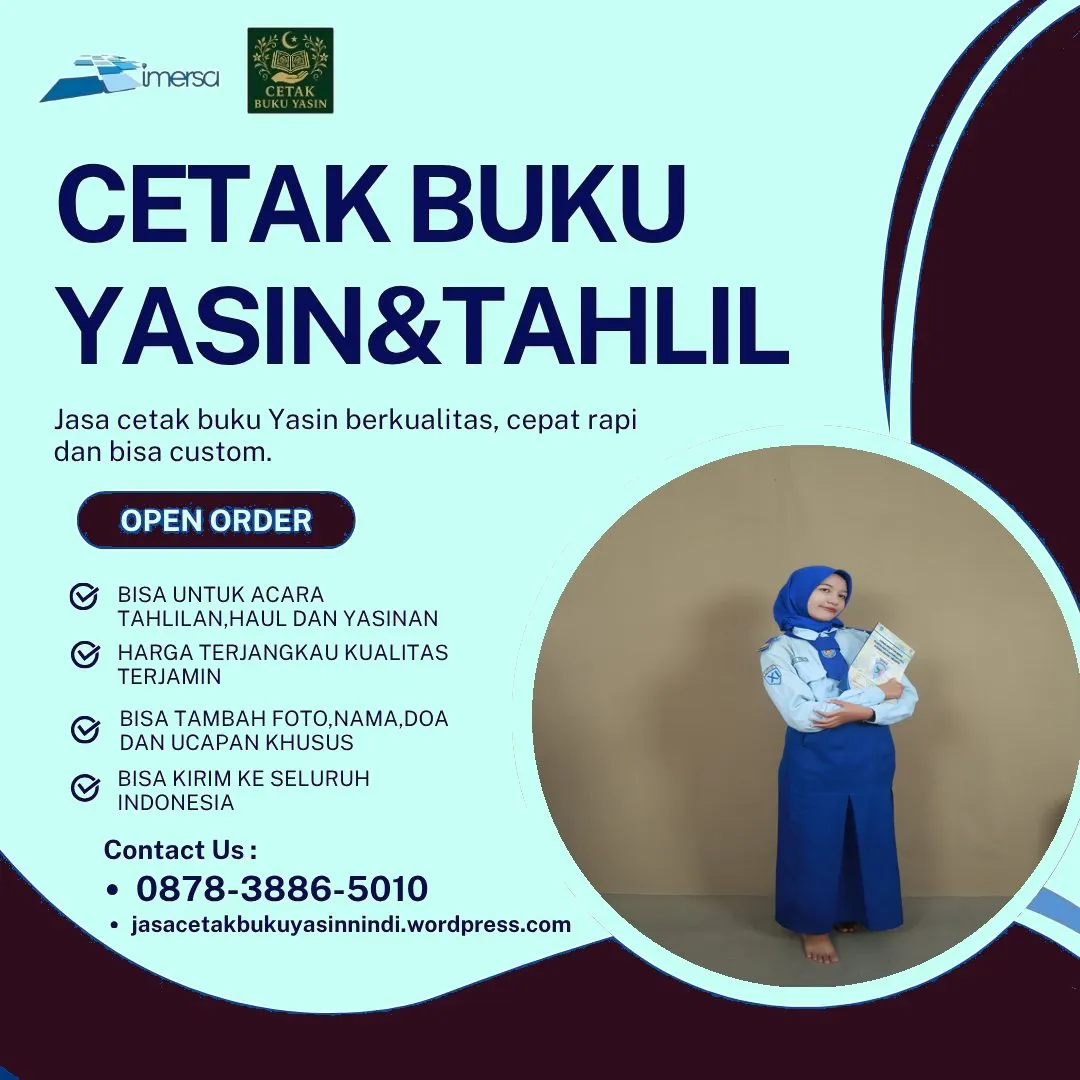 0878-3886-5010 (WA) Percetakan Buku Yasin Solo, Bikin Surat Yasin, Buku Yasin Bacaan, Buku Yasin Untuk 40 Hari, Harga Buku Yasin Purwokerto, Percetakan Buku Yasin di Pontianak, Cetak Buku Yasin Solo, Harga Cetak Buku Yasin di Bogor, Percetakan Buku Yasin di Madiun, Cetak Buku Yasin Kediri