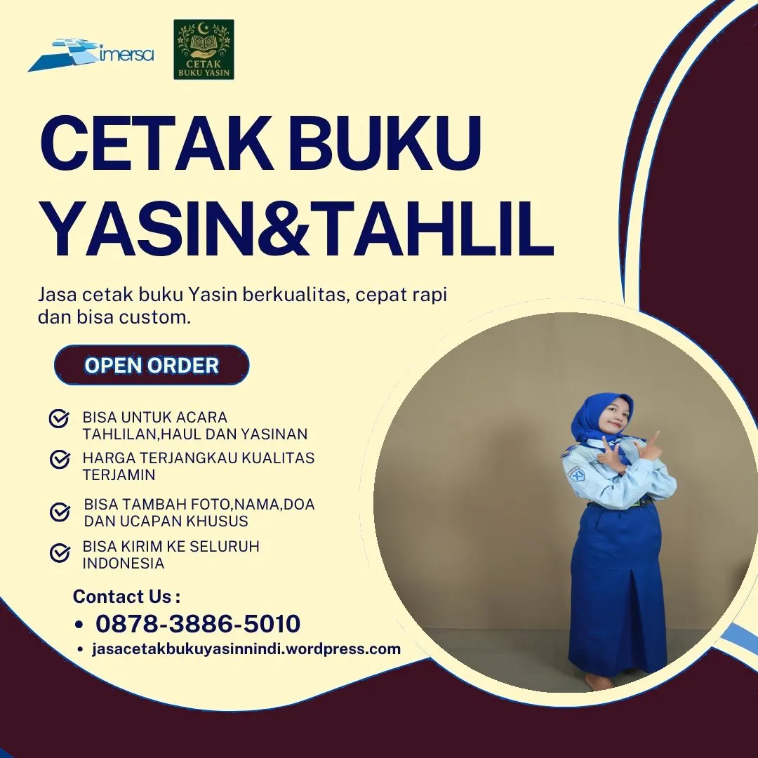 0878-3886-5010 (WA) Buku Yasin Untuk Tahlilan, Harga Buku Yasin Untuk 40 Hari di Palembang, Percetakan Buku Yasin di Surabaya, Percetakan Buku Yasin di Indramayu, Harga Buku Yasin Purwokerto, Cetak Buku Yasin Murah, Harga Buku Yasin Kudus, Yasin Murah Online, Buku Yasin Murah Shah Alam, Percetakan Yasin Murah
