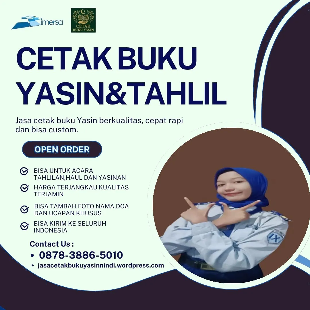 0878-3886-5010 (WA) Yasin Murah Lampung, Percetakan Buku Yasin di Surabaya, Cetak Yasin di Garut, Cetak Buku Yasin di Rawamangun, Cetak Buku Yasin di Depok, Harga Buku Yasin Paling Murah, Percetakan Buku Yasin Terdekat, Cetak Yasin Termurah, Cetak Yasin Untuk 40 Harian, Cetak Yasin Cirebon