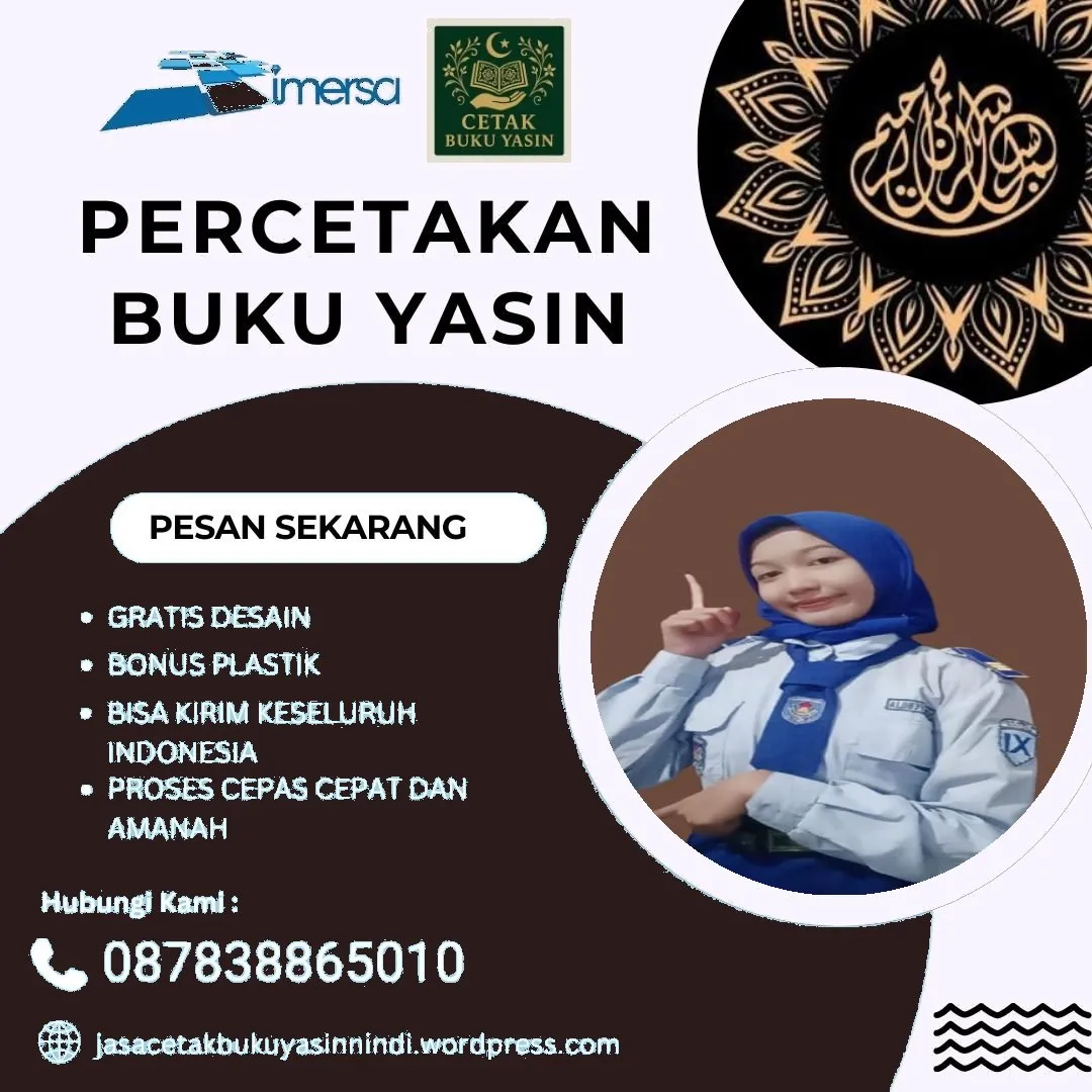 0878-3886-5010 (WA) Cetak Yasin Tasikmalaya, Percetakan Buku Yasin Sleman, Jual Buku Yasin Salatiga, Cetak Yasin Murah Solo, Cetak Buku Yasin di Ciledug, Harga Buku Yasin 192 Halaman, Buku Yasin Jatinegara, Cetak Buku Yasin Yogyakarta, Buku Yasin Untuk Tahlilan, Buku Yasin Warna Biru