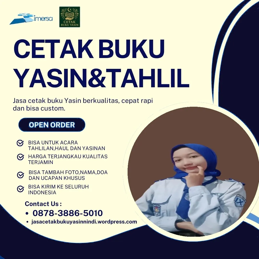 0878-3886-5010 (WA) Percetakan Buku Yasin Murah di Malang, Cetak Buku Yasin Eksklusif, Jual Buku Yasin Manado, Pesan Yasin Surabaya, Yasin Murah Cetak, Buku Yasin Tahlilan, Cetak Buku Yasin di Ciledug, Harga Cetak Buku Yasin di Medan, Cetak Buku Yasin Kediri, Cetak Buku Yasin Softcover