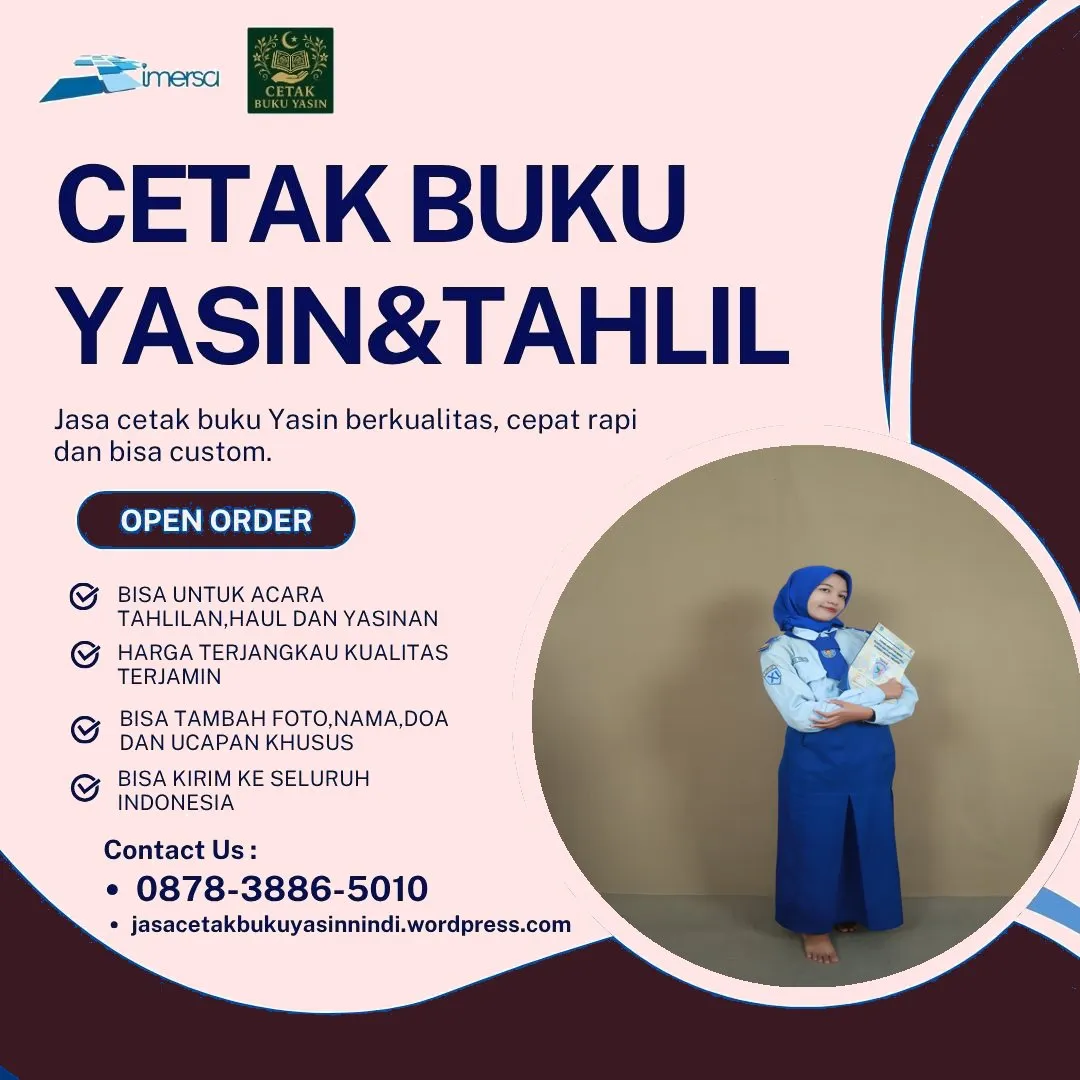 0878-3886-5010 (WA) Buku Yasin Jakarta, Percetakan Buku Yasin Terdekat, Harga Buku Yasin dan Tahlil Surabaya, Percetakan Buku Yasin Cilacap, Jual Buku Yasin di Malang, Cetak Yasin Quran Online, Percetakan Undangan Buku Yasin, Jual Buku Yasin Rawamangun, Percetakan Yasin Online BSD Tangsel, Percetakan Buku Yasin Tuban