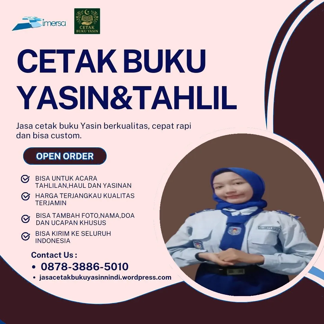 0878-3886-5010 (WA) Harga Buku Yasin Lengkap Terbaru, Harga Buku Yasin dan Tahlil di Malang, Harga Cetak Buku Yasin Untuk 40 Hari di Depok, Cetak Yasin Termurah, Cetak Buku Yasin Eksklusif, Percetakan Buku Yasin Murah Ngawi, Cetak Buku Yasin Kudus, Buku Yasin Majmu Syarif, Buku Yasin Bacaan, Harga Buku Yasin Kudus
